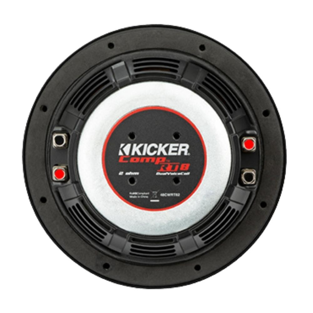 Kicker 48CWRT82 CompRT Series 8-Inch Subwoofer with Pair of 2-Ohm